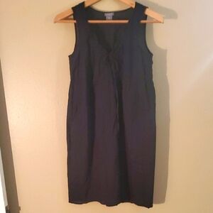 Ann Taylor Black Petite Dress Black Sheer